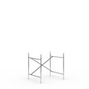 Eiermann 2 Table Frame , Chrome, Vertical,  offset, 80 x 66 cm, With extension (height 72-85 cm)