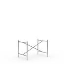 Eiermann 2 Table Frame , Stainless steel, Vertical,  centred, 100 x 66 cm, Without extension (height 66 cm)