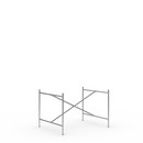 Eiermann 2 Table Frame , Stainless steel, Vertical,  centred, 100 x 78 cm, Without extension (height 66 cm)