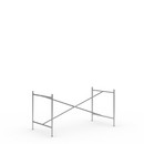 Eiermann 2 Table Frame , Stainless steel, Vertical,  centred, 135 x 66 cm, Without extension (height 66 cm)