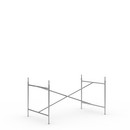 Eiermann 2 Table Frame , Stainless steel, Vertical,  centred, 135 x 78 cm, With extension (height 72-85 cm)
