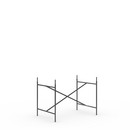 Eiermann 2 Table Frame , Black, Vertical,  centred, 100 x 66 cm, With extension (height 72-85 cm)