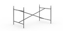 Eiermann 2 Table Frame , Black, Vertical,  centred, 135 x 78 cm, With extension (height 72-85 cm)