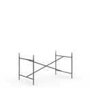 Eiermann 2 Table Frame , Black, Vertical,  centred, 135 x 78 cm, With extension (height 72-85 cm)