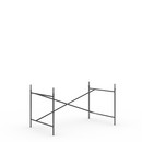 Eiermann 2 Table Frame , Black, Vertical,  offset, 135 x 78 cm, With extension (height 72-85 cm)