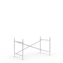 Eiermann 2 Table Frame , Silver, Vertical,  offset, 135 x 66 cm, With extension (height 72-85 cm)