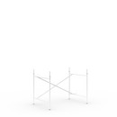 Eiermann 2 Table Frame , White, Vertical,  offset, 100 x 66 cm, With extension (height 72-85 cm)