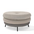 Pouf Fat Tom, 3-layer, with legs, Beige