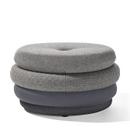 Pouf Fat Tom, 4-layer, without legs, Grey