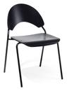 Chair Frog, Black lacquered birch