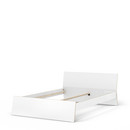 Stockholm Bed, 140 x 200 cm, White, With headboard, Without slatted frame