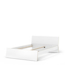 Stockholm Bed, 140 x 200 cm, White, With headboard, Without slatted frame