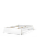 Stockholm Bed, 140 x 200 cm, White, Without headboard, Without slatted frame