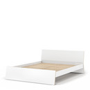 Stockholm Bed, 160 x 200 cm, White, With headboard, With slatted frame