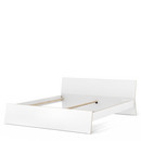 Stockholm Bed, 180 x 200 cm, White, With headboard, Without slatted frame