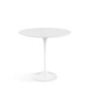 Saarinen Oval Side Table, White, Laminate white