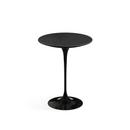 Saarinen Round Side Table, 41 cm, Black, Lacquer black