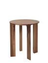 Stool Hans, Oiled walnut