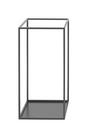 Rack Umbrella Stand/ Side Table, Square, Black powder-coated