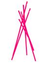 Sticks Coat Rack, Ash neon pink matt