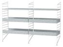 String Outdoor Floor Shelf, Version A (H 85 x W 116 cm)