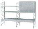 String Outdoor Free Standing Shelf, Version K (H 87 x W 116 cm)