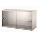 String System Display Cabinet, Beige