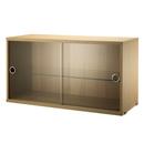 String System Display Cabinet, Oak