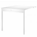 String System Folding Table, White / white