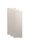 String System Shelves (Set of 3), 58 x 20 cm, Beige lacquered