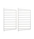 String System Wall Panel, Set of 2, 50 x 30 cm, Beige