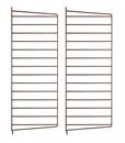 String System Wall Panel, Set of 2, 75 x 30 cm, Brown
