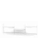 String System Shelf L, 20 cm, White, White lacquered
