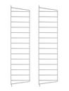 String System Wall Panel, Set of 2, 75 x 20 cm, Grey