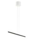 LUM Pendant Lamp, 85 cm, Smokey chrome plated