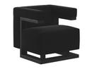 F51 Gropius Armchair, Hallingdal, Fabric Hallingdal 180 - anthracite , Black lacquered ash