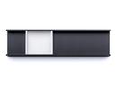 Tray Meterware, Deep (5 cm), deep black, Deep (4,5 cm), signal white
