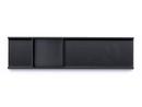 Tray Meterware, Shallow (2,5 cm), deep black, Shallow (1,9 cm), deep black