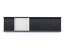 Tray Meterware, Shallow (2,5 cm), deep black, Shallow (1,9 cm), signal white