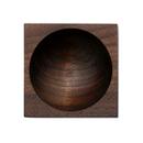 Meterware Accessories, Bowl round, walnut