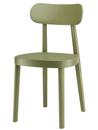 118 / 118 M, Olive green stained beech, Moulded plywood seat