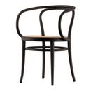 209 / 210, Black stained beech, Cane work seat (209)