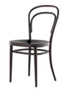 214, Without armrests, Black stained beech, Moulded plywood seat