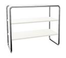 B 22, Ash pure white, open-pored lacquered, B 22a: Shelves - same distance between shelves