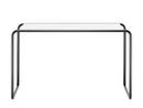 S 285/0, Ash pure white, open-pored lacquered, Black, without glides