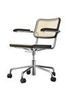 Details Thonet S 64 Swivel Chair S 64 Swivel Chair, Chrome-plated, Black stained beech