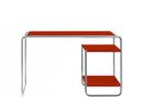 S 285/1 - S 285/2, Ash tomato red, open-pored lacquered, S 285/2: 2 shelves inside, right
