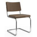 S 32 PV / S 64 PV Pure Materials, Nubuk Leather mid-brown, Without armrests