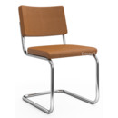 S 32 PV / S 64 PV Pure Materials, Nubuk Leather ochre-brown, Without armrests