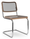 S 32 N / S 64 N Pure Materials, Oiled Walnut, Chrome-plated, Without armrests, No glides
